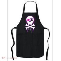 Cute Valentine Skull Eye Patch  Apron thumb 0