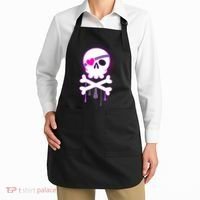 Cute Valentine Skull Eye Patch  Apron thumb 2