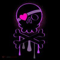 Cute Valentine Skull Eye Patch  Coffee Mug thumb 5