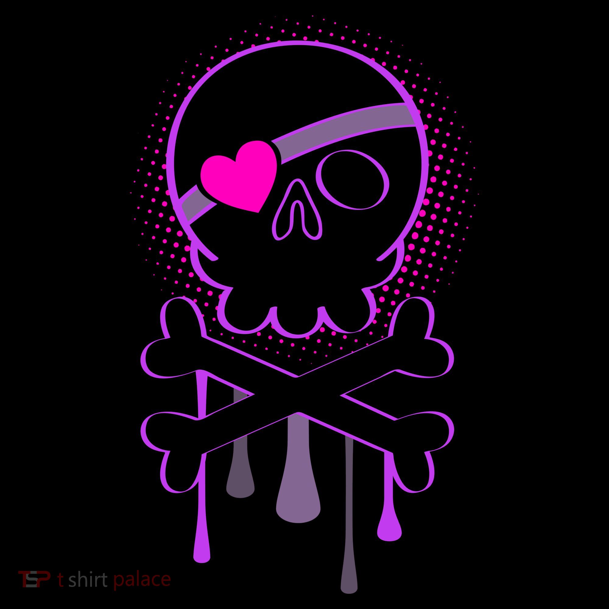 Cute Valentine Skull Eye Patch  Coffee Mug