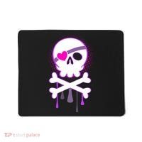 Cute Valentine Skull Eye Patch  Mousepad thumb 0