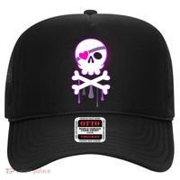 Cute Valentine Skull Eye Patch  Hat thumb 0