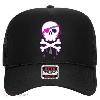Cute Valentine Skull Eye Patch  Hat