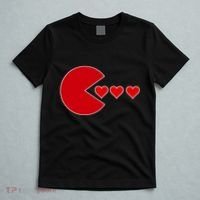 Cute Valentines Day Gamer Hear Retro T-Shirt thumb 5