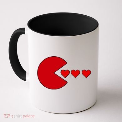 Cute Valentines Day Gamer Hear Retro Coffee Mug