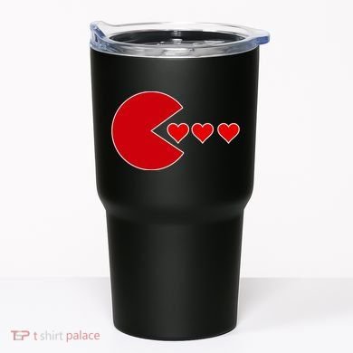 Cute Valentines Day Gamer Hear Retro Tumbler