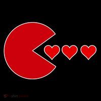 Cute Valentines Day Gamer Hear Retro Ornament thumb 1