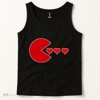 Cute Valentines Day Gamer Hear Retro Tank Top thumb 2