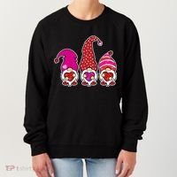 Cute Valentine's Day Gnomes Women's Sweatshirt thumb 0