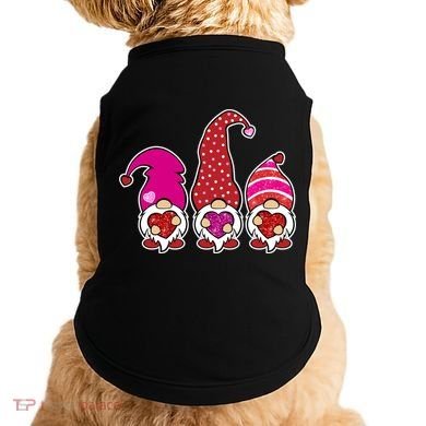 Cute Valentine's Day Gnomes Doggie Tank