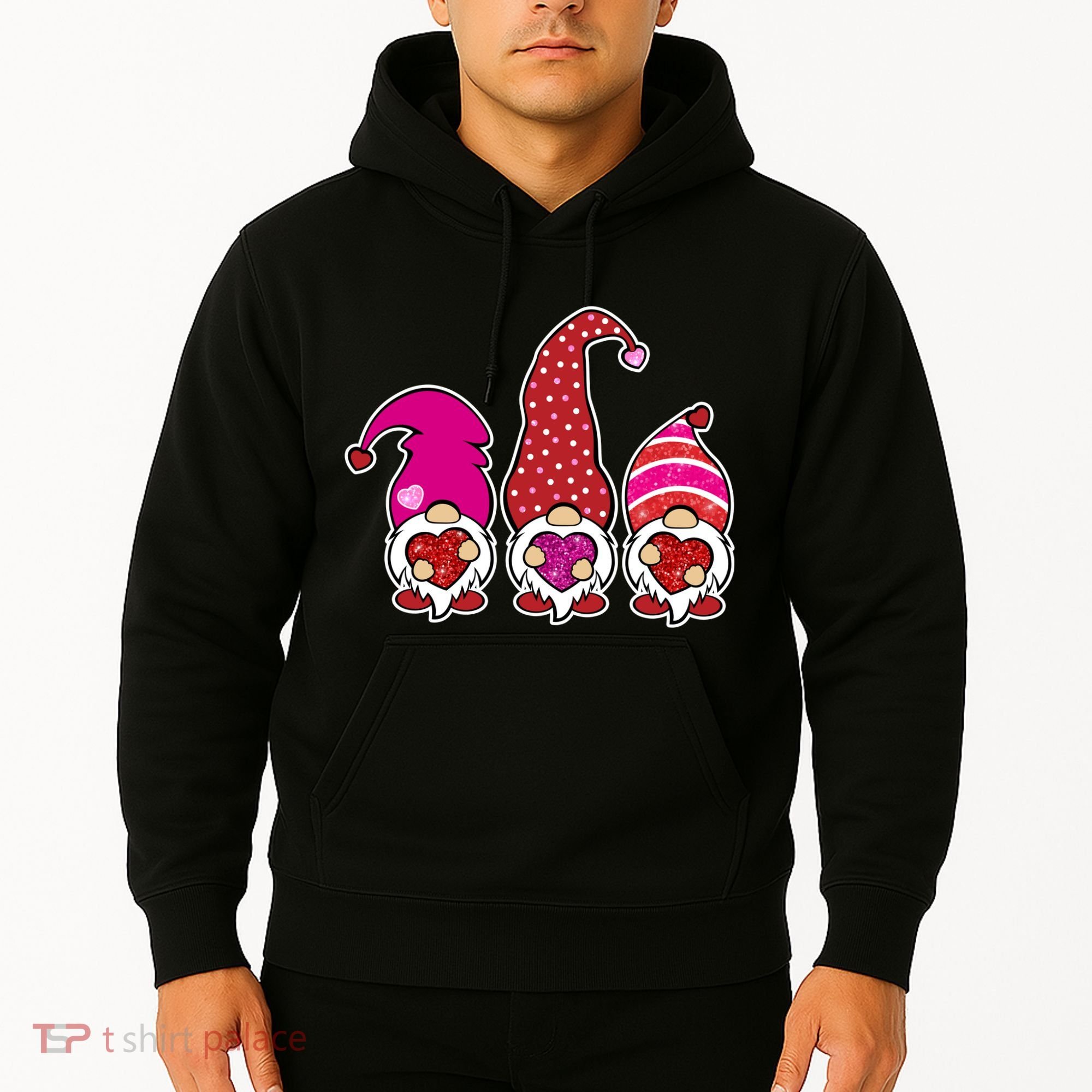 Cute Valentine's Day Gnomes Hoodie