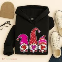 Cute Valentine's Day Gnomes Hoodie thumb 4
