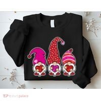 Cute Valentine's Day Gnomes Sweatshirt thumb 2