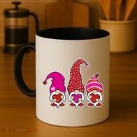 Cute Valentine's Day Gnomes Coffee Mug thumb 4