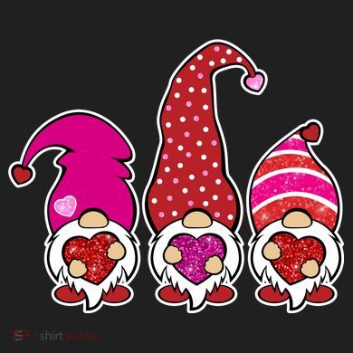 Cute Valentine's Day Gnomes 12oz Stainless Steel Coffee Mug