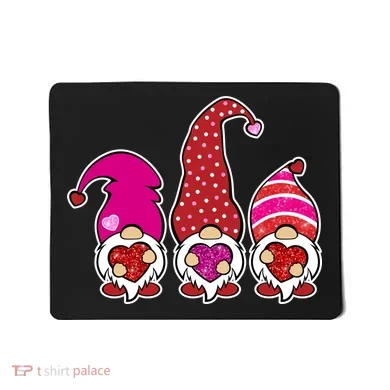 Cute Valentine's Day Gnomes Mousepad