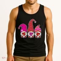 Cute Valentine's Day Gnomes Tank Top thumb 3