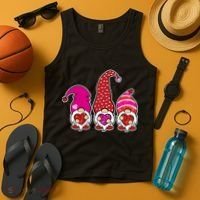 Cute Valentine's Day Gnomes Tank Top thumb 4