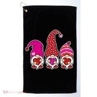 Cute Valentine's Day Gnomes Golf Towel thumb 0