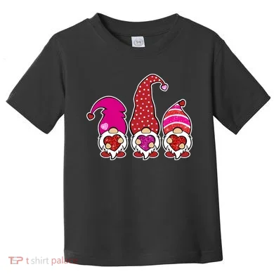 Cute Valentine's Day Gnomes Toddler T-Shirt
