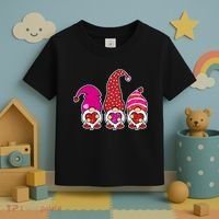 Cute Valentine's Day Gnomes Toddler T-Shirt thumb 3