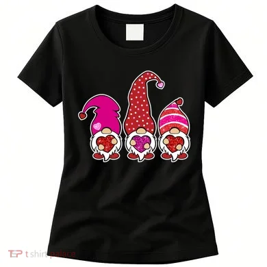 Cute Valentine's Day Gnomes Women's T-Shirt