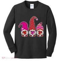 Cute Valentine's Day Gnomes Kids Long Sleeve Shirt thumb 0