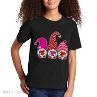 Cute Valentine's Day Gnomes Kids T-Shirt thumb 2