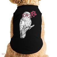 Cute Valentine's Day Heart Glasses Owl Love Doggie Tank thumb 0
