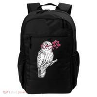 Cute Valentine's Day Heart Glasses Owl Love Backpack thumb 0