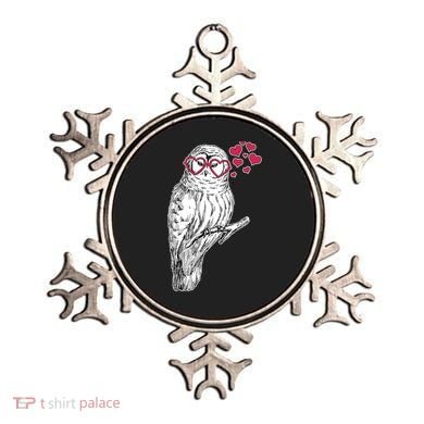 Cute Valentine's Day Heart Glasses Owl Love Ornament