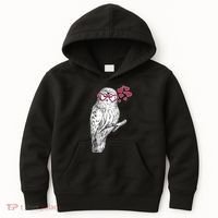 Cute Valentine's Day Heart Glasses Owl Love Kids Hoodie thumb 0