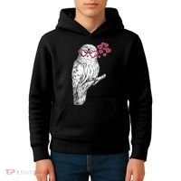 Cute Valentine's Day Heart Glasses Owl Love Kids Hoodie thumb 4