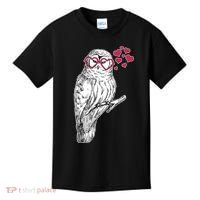 Cute Valentine's Day Heart Glasses Owl Love Kids T-Shirt thumb 0