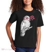 Cute Valentine's Day Heart Glasses Owl Love Kids T-Shirt thumb 2