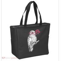 Cute Valentine's Day Heart Glasses Owl Love Tote Bag thumb 2