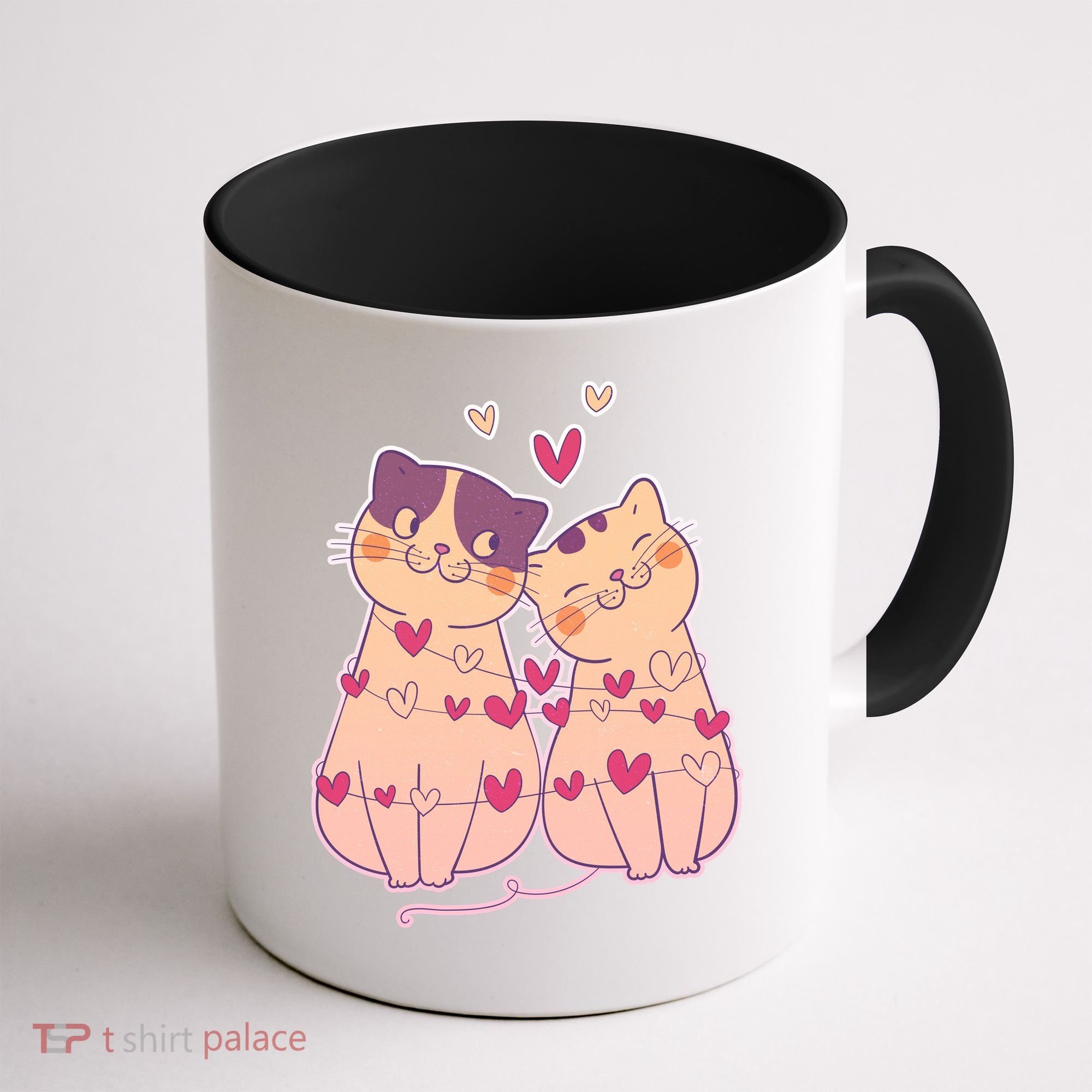 Cute Valentine's Day Kitties Coffee Mug
