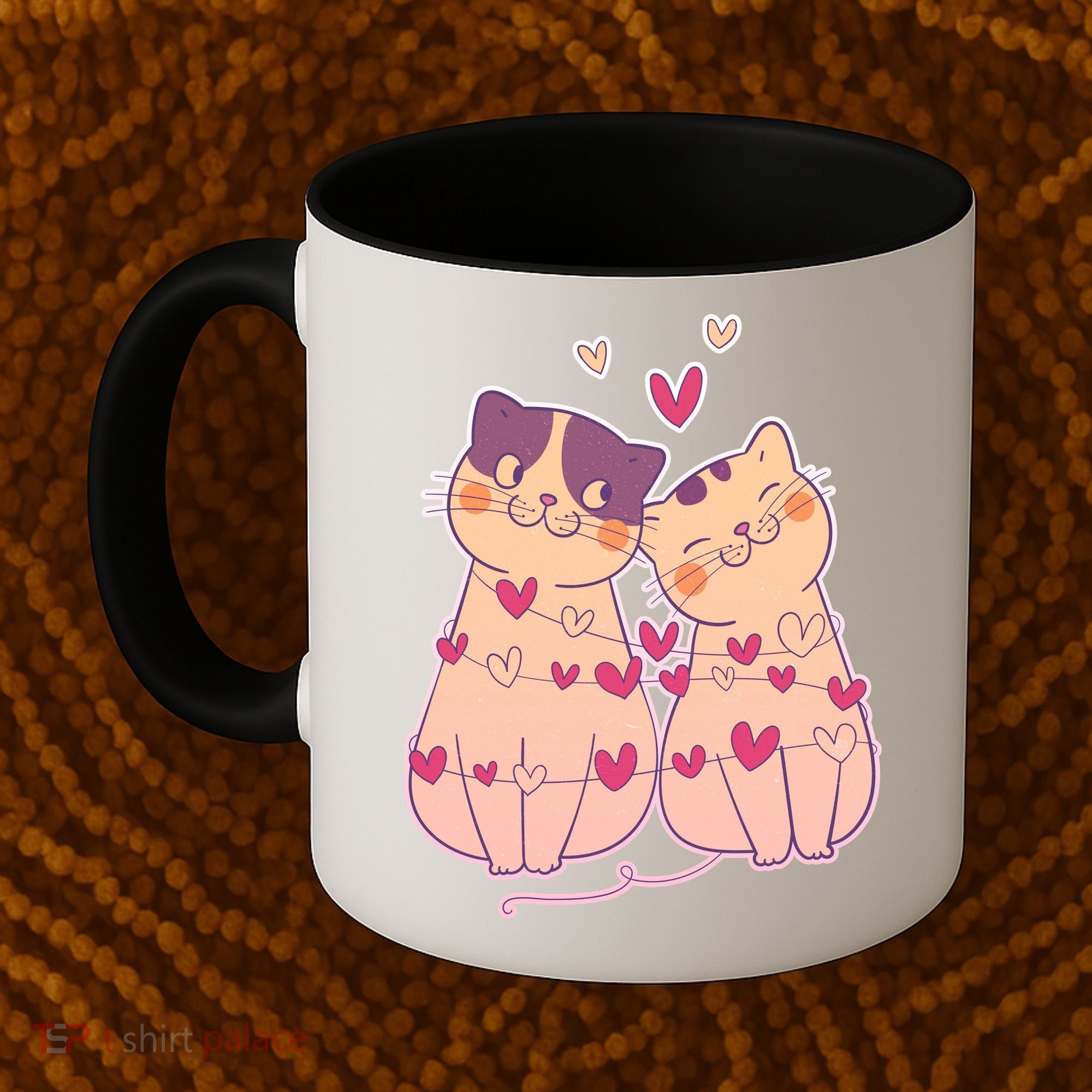 Cute Valentine's Day Kitties Coffee Mug