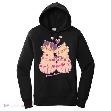 Cute Valentine's Day Kitties Women's Hoodie