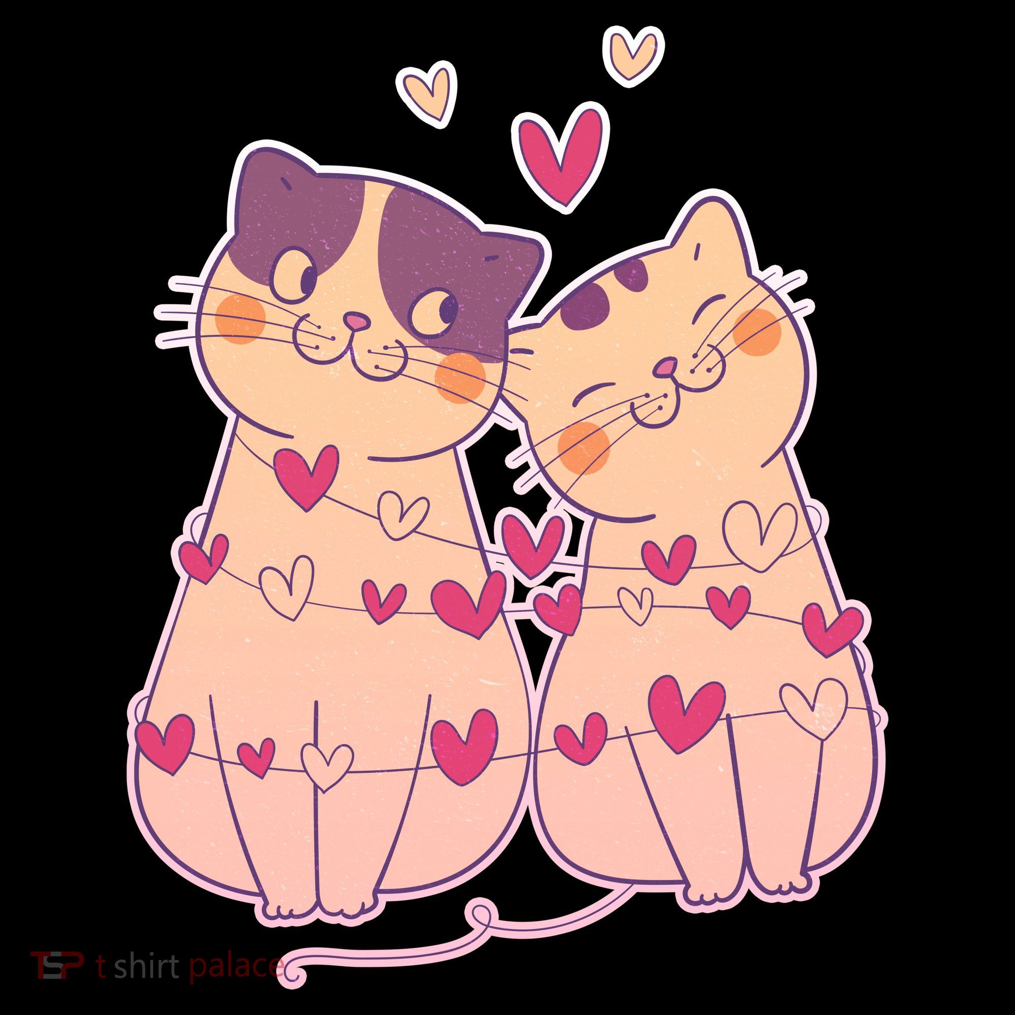 Cute Valentine's Day Kitties Women's Hoodie