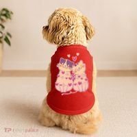Cute Valentine's Day Kitties Doggie Tank thumb 2
