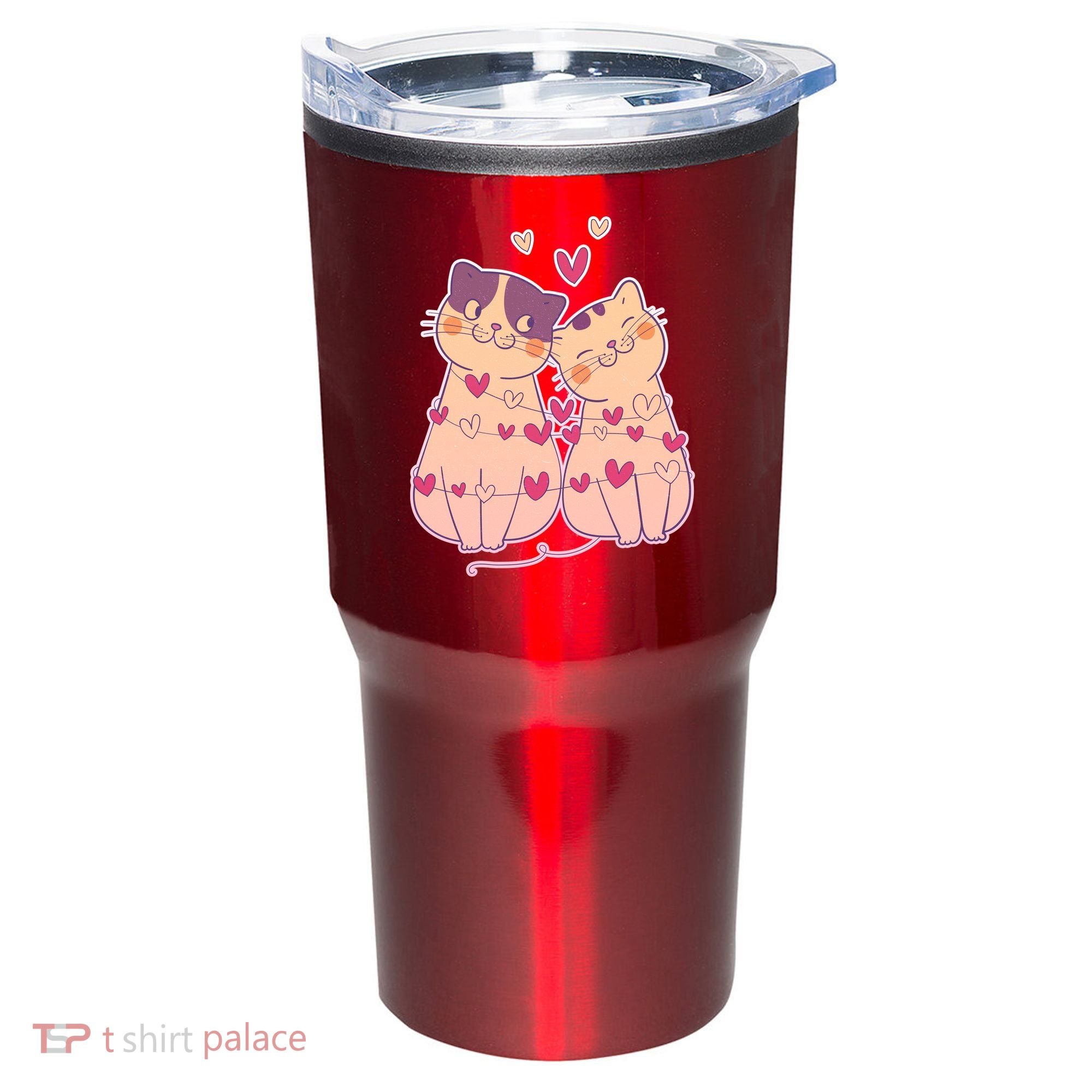 Cute Valentine's Day Kitties Tumbler