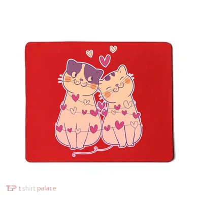 Cute Valentine's Day Kitties Mousepad
