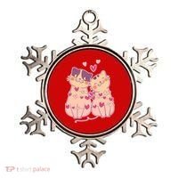 Cute Valentine's Day Kitties Ornament thumb 0