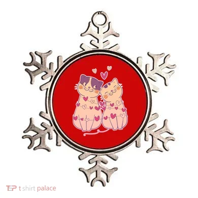 Cute Valentine's Day Kitties Ornament