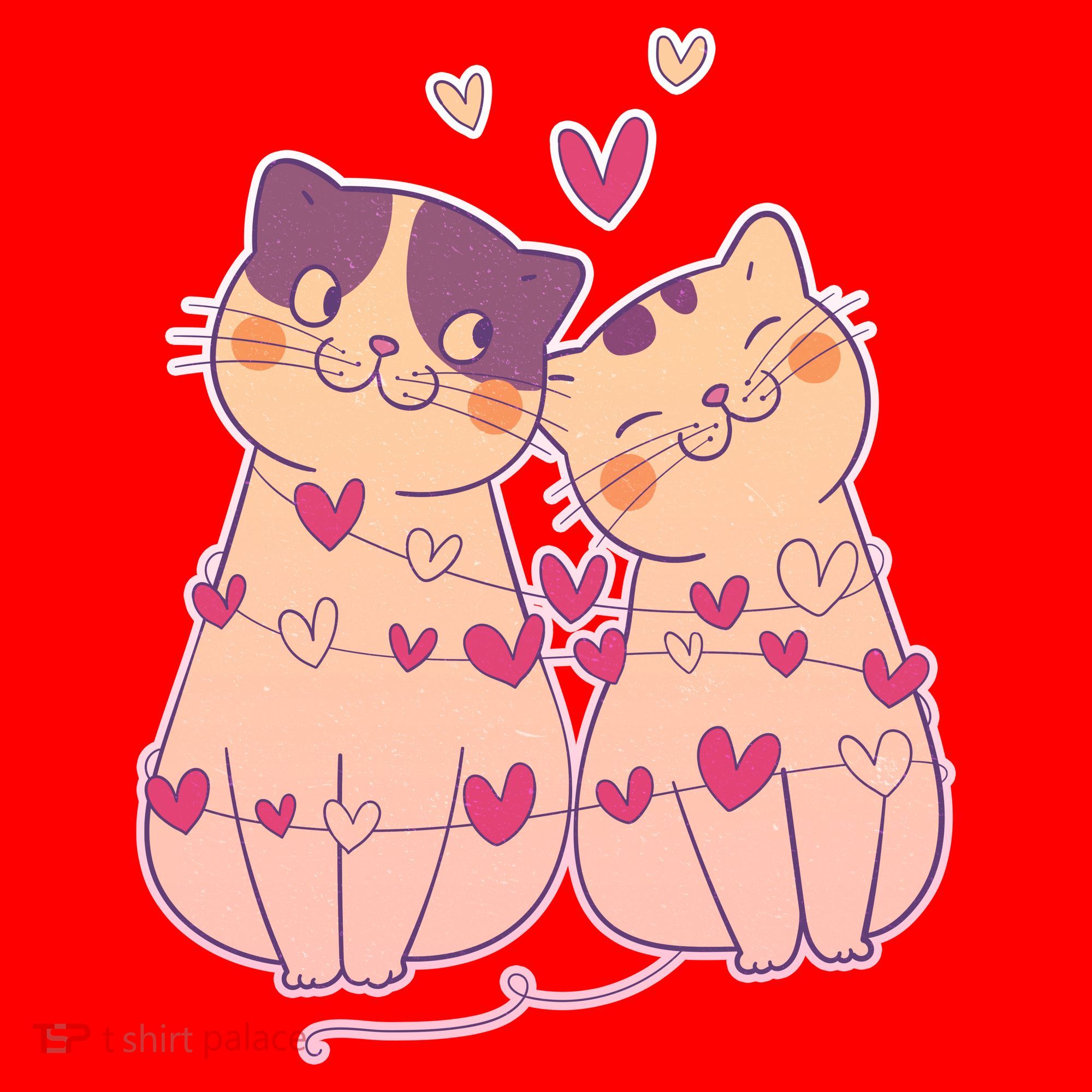 Cute Valentine's Day Kitties Ornament