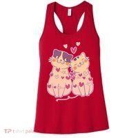 Cute Valentine's Day Kitties Women's Tank Top thumb 0