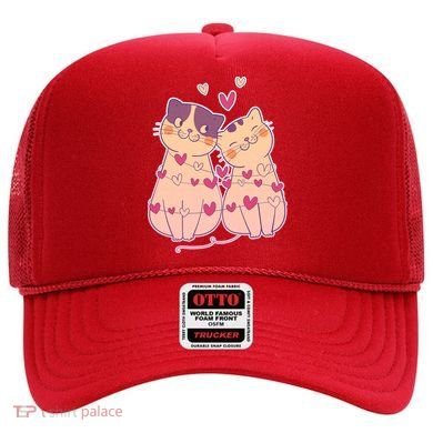 Cute Valentine's Day Kitties Hat