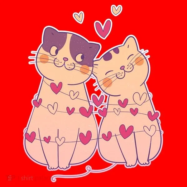 Cute Valentine's Day Kitties Toddler Hoodie