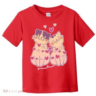 Cute Valentine's Day Kitties Toddler T-Shirt